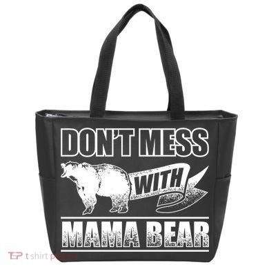 Don't Mess With Mama Bear Camping Gift Camper Gift Tote Bag