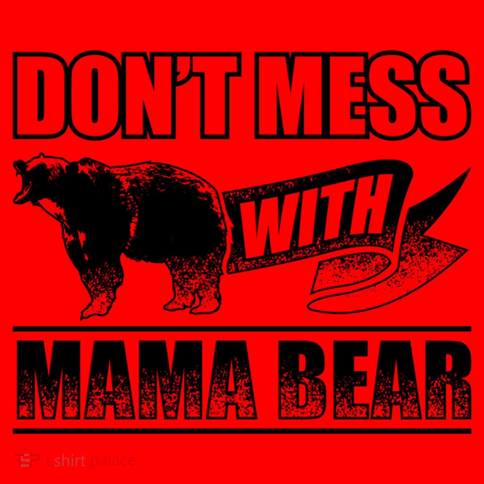 Don't Mess With Mama Bear Camping Gift Camper Gift Santa Hat