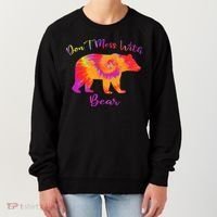 Don't Mess with Mama Bear Funny Mother's Day Tie Dye Women's Sweatshirt thumb 0