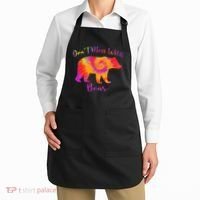 Don't Mess with Mama Bear Funny Mother's Day Tie Dye Apron thumb 2