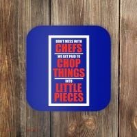 Dont Mess With The Chef Food Cooking Catering Culinary Gift Coaster thumb 0