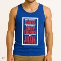 Dont Mess With The Chef Food Cooking Catering Culinary Gift Tank Top thumb 3