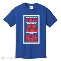 Dont Mess With The Chef Food Cooking Catering Culinary Gift Kids T-Shirt thumb 0