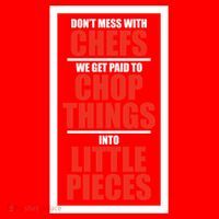 Dont Mess With The Chef Food Cooking Catering Culinary Gift Santa Hat thumb 1