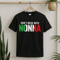 DonT Mess With Nonna Italian Grandma T-Shirt thumb 2