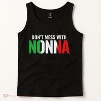 DonT Mess With Nonna Italian Grandma Tank Top thumb 2