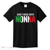 DonT Mess With Nonna Italian Grandma Kids T-Shirt thumb 0