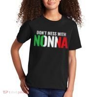 DonT Mess With Nonna Italian Grandma Kids T-Shirt thumb 2