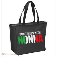DonT Mess With Nonna Italian Grandma Tote Bag thumb 2