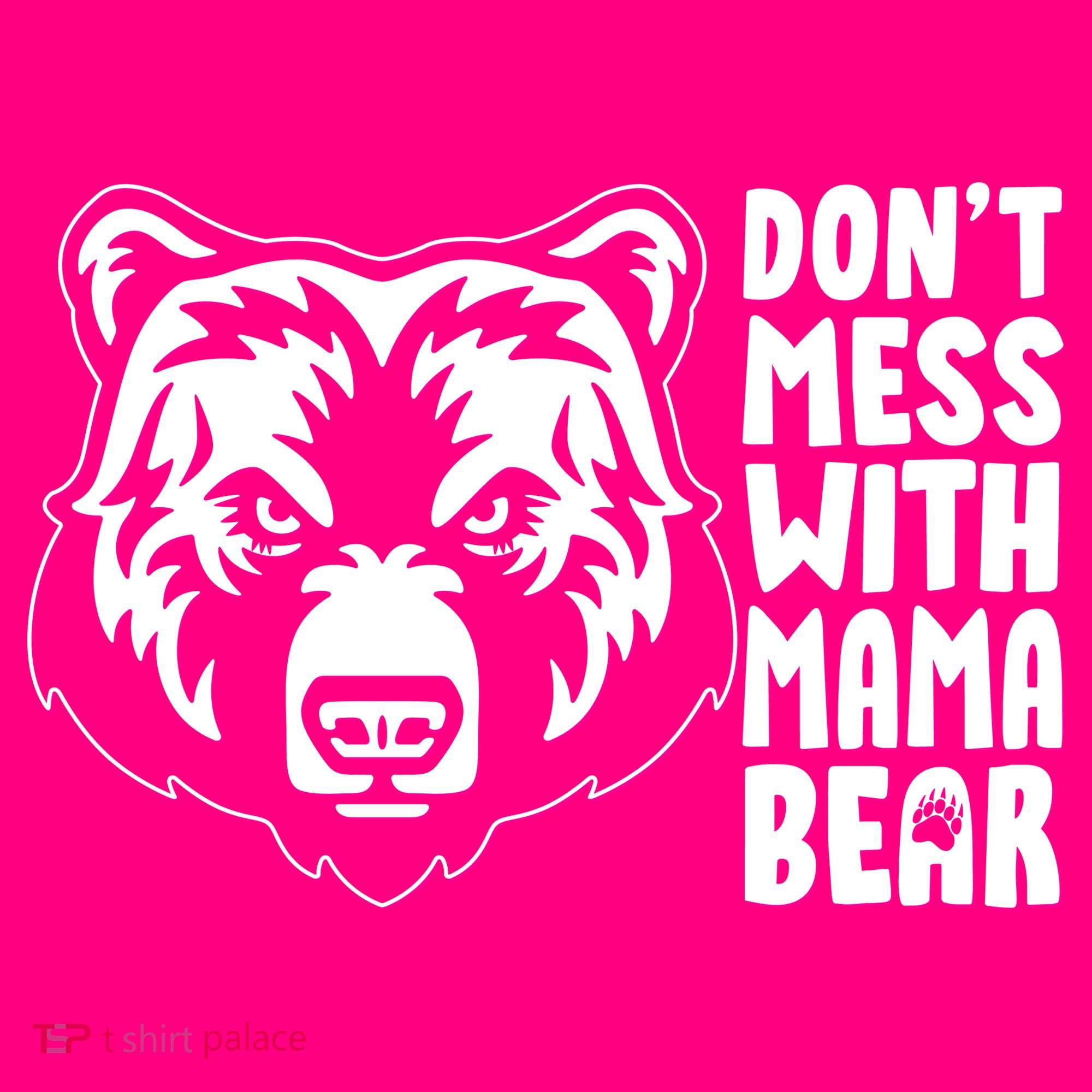 Dont Mess With Mama Bear USA-Made Doggie Bandana