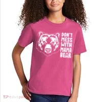 Dont Mess With Mama Bear Kids T-Shirt thumb 2