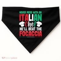 Dont Mess With The Cook Chef Cooking Bbq Gift USA-Made Doggie Bandana thumb 0