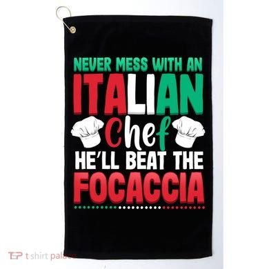 Dont Mess With The Cook Chef Cooking Bbq Gift Golf Towel