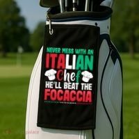 Dont Mess With The Cook Chef Cooking Bbq Gift Golf Towel thumb 2