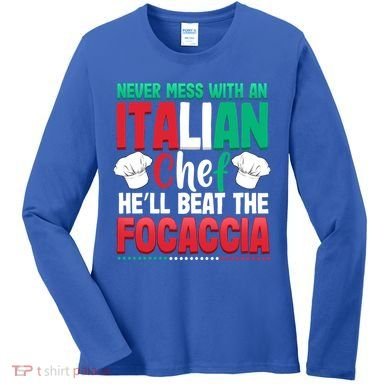 Dont Mess With The Cook Chef Cooking Bbq Gift Women's Long Sleeve Shirt