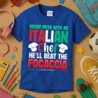 Dont Mess With The Cook Chef Cooking Bbq Gift Kids T-Shirt thumb 3