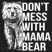 Don't Mess With Mama Bear Golf Towel thumb 3