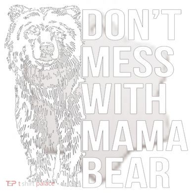 Don't Mess With Mama Bear Ceramic Ornament