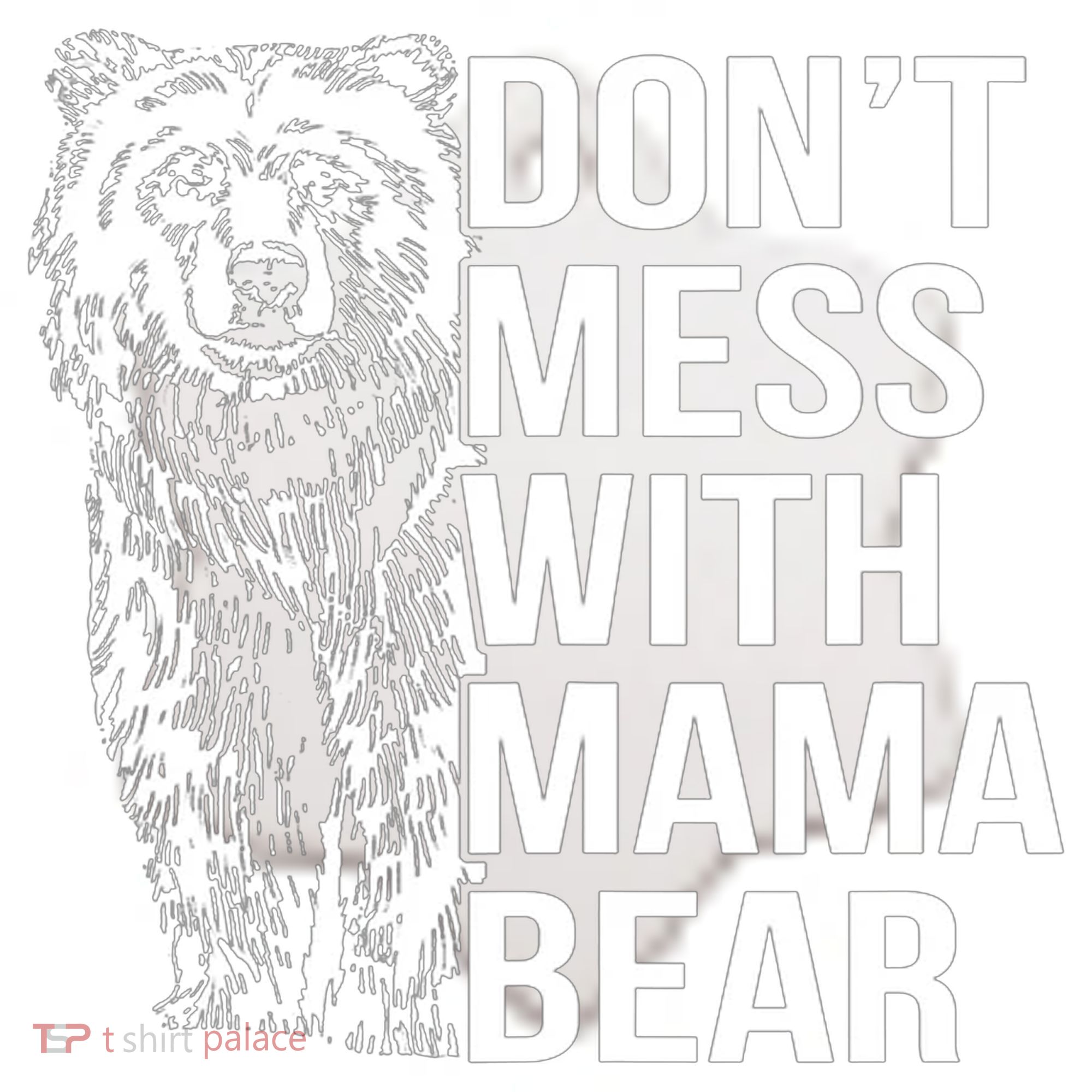 Don't Mess With Mama Bear Ceramic Ornament