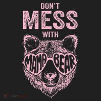 DonT Mess With Mama Bear MotherS Day Golf Towel thumb 3