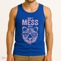 DonT Mess With Mama Bear MotherS Day Tank Top thumb 3