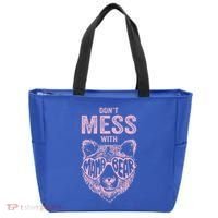 DonT Mess With Mama Bear MotherS Day Tote Bag thumb 0