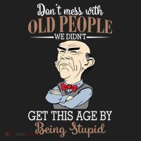 Don't Mess With Old People Old Man Women's Sweatshirt thumb 2