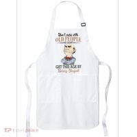 Don't Mess With Old People Old Man Apron thumb 0