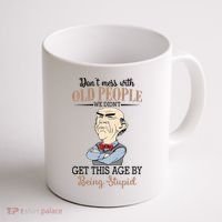 Don't Mess With Old People Old Man Coffee Mug thumb 1