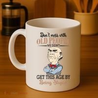 Don't Mess With Old People Old Man Coffee Mug thumb 4