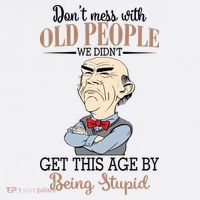 Don't Mess With Old People Old Man Women's Tank Top thumb 5