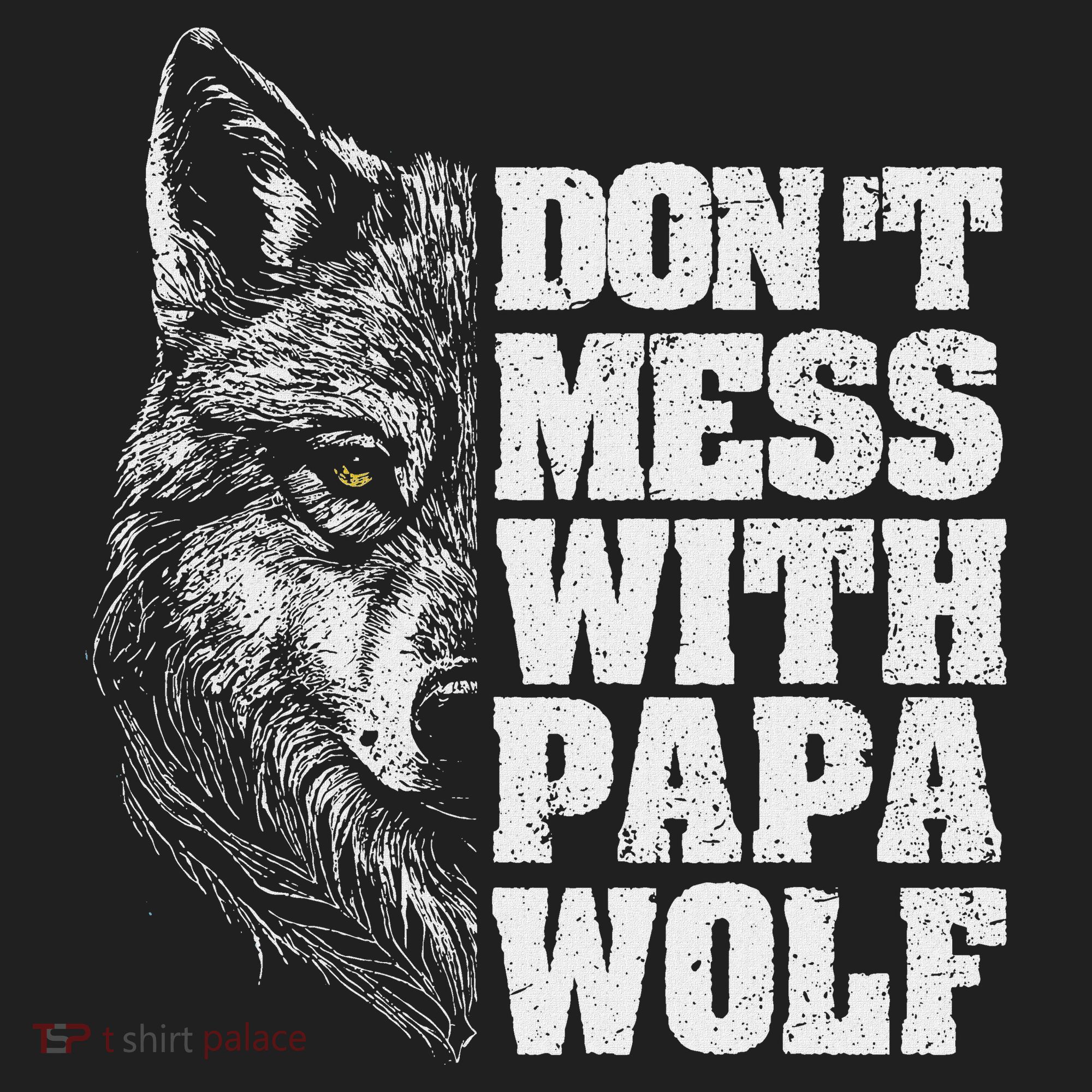 DonT Mess With Papa Wolf Dad For FatherS Day Beanie
