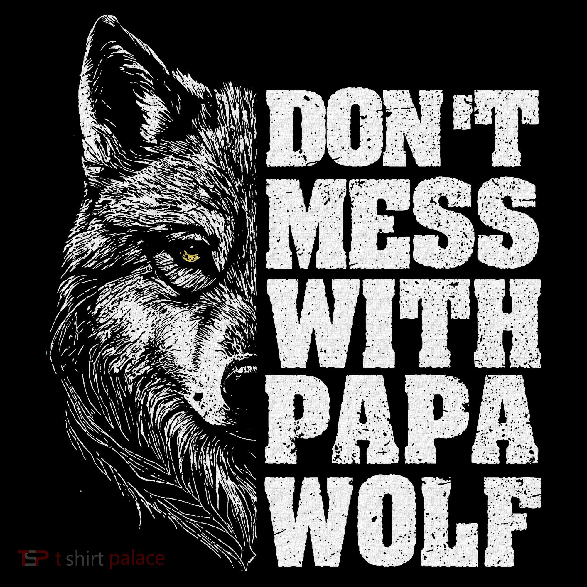 DonT Mess With Papa Wolf Dad For FatherS Day Mousepad
