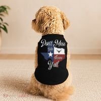 Don't Mess With A Texan Distressed Texas Doggie Tank thumb 2