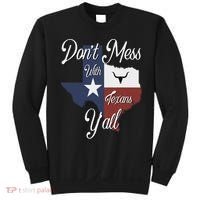 Don't Mess With A Texan Distressed Texas Sweatshirt thumb 0
