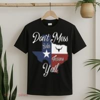 Don't Mess With A Texan Distressed Texas T-Shirt thumb 2