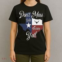 Don't Mess With A Texan Distressed Texas T-Shirt thumb 4