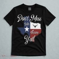 Don't Mess With A Texan Distressed Texas T-Shirt thumb 5