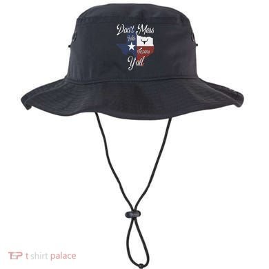 Don't Mess With A Texan Distressed Texas Bucket Hat
