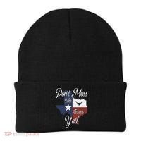 Don't Mess With A Texan Distressed Texas Beanie thumb 0