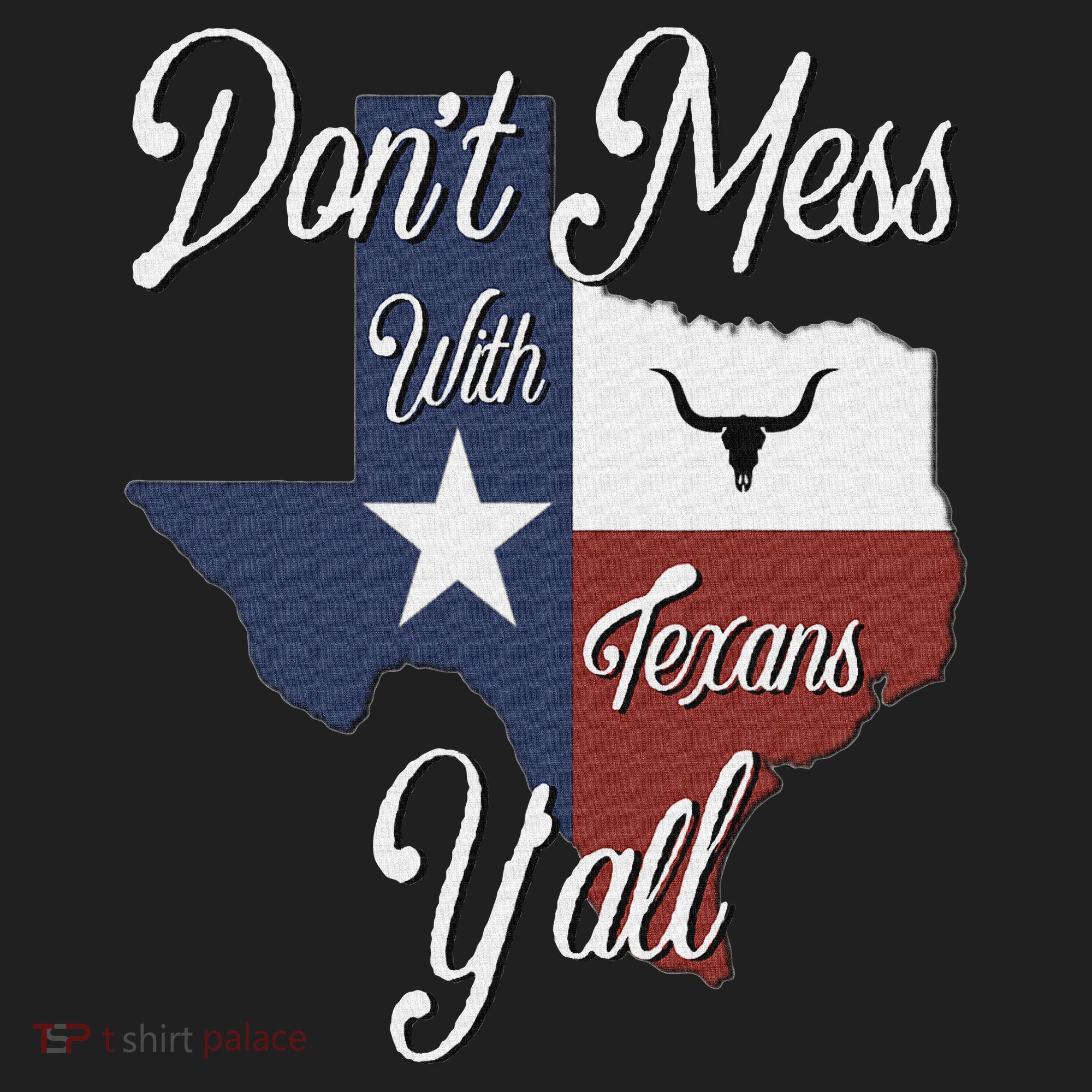 Don't Mess With A Texan Distressed Texas Beanie