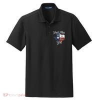Don't Mess With A Texan Distressed Texas Dry Zone Grid Polo thumb 0