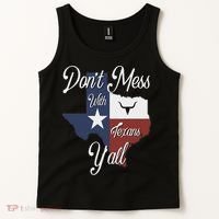 Don't Mess With A Texan Distressed Texas Tank Top thumb 2