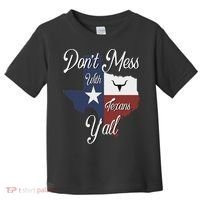 Don't Mess With A Texan Distressed Texas Toddler T-Shirt thumb 0
