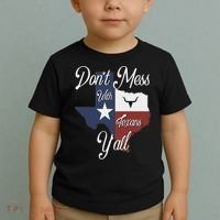 Don't Mess With A Texan Distressed Texas Toddler T-Shirt thumb 2