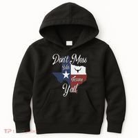 Don't Mess With A Texan Distressed Texas Kids Hoodie thumb 0