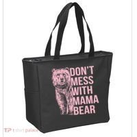 Don't Mess With Mama Bear Tote Bag thumb 2