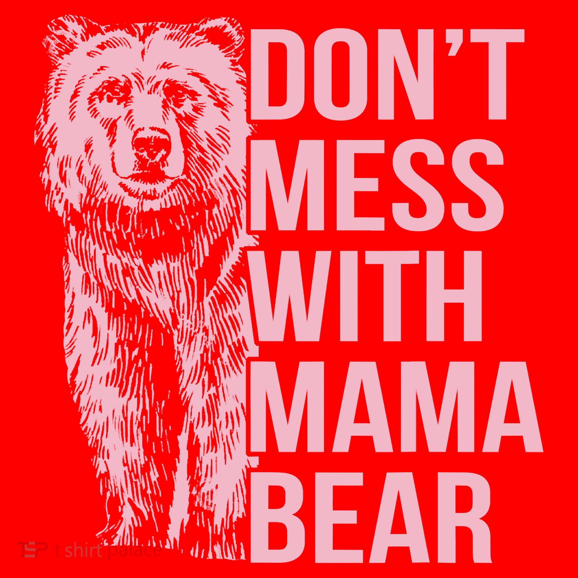 Don't Mess With Mama Bear Santa Hat
