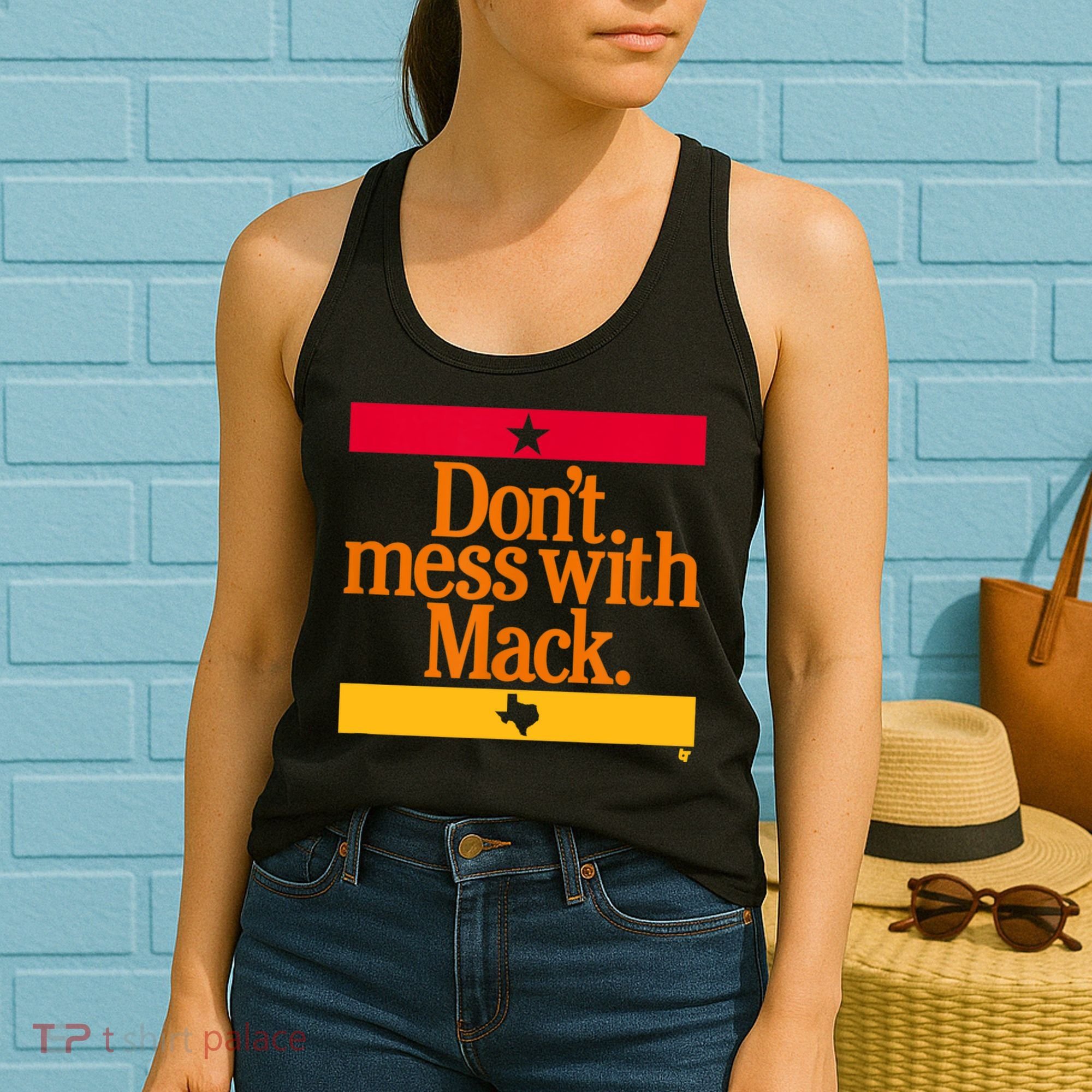 Don't Mess With Mattress Mack Houston Baseball Women's Tank Top