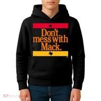 Don't Mess With Mattress Mack Houston Baseball Kids Hoodie thumb 4
